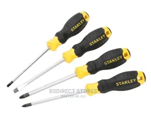 Stanley 4 Piece Essential Screwdriver Set SL/PZ