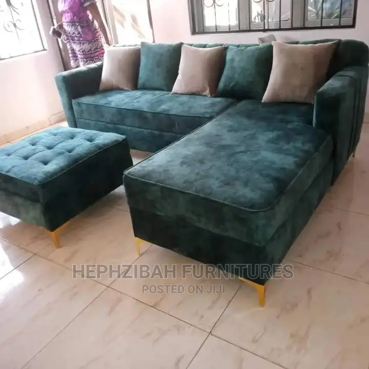 L Shaped Sofa With Ottoman