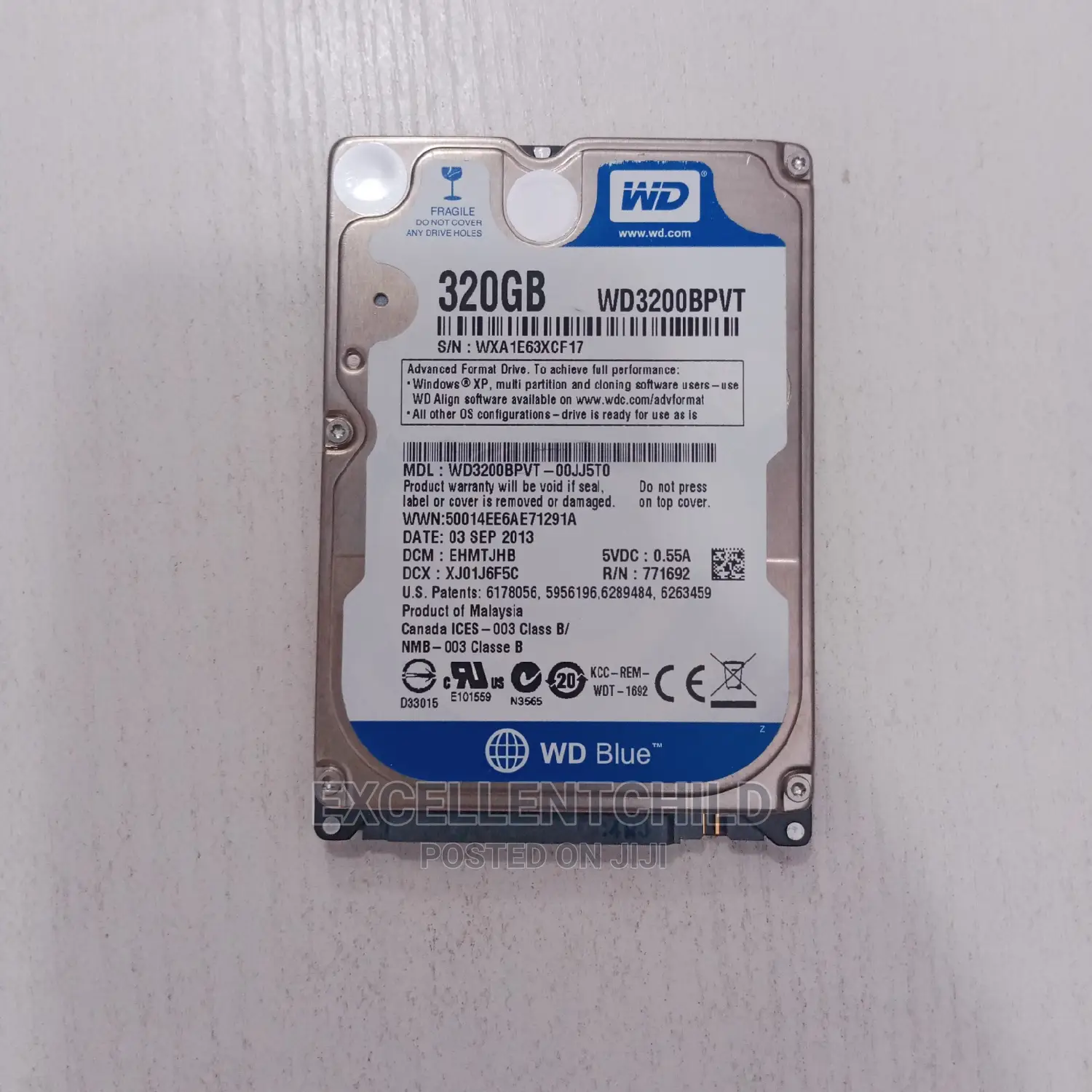 For System Storage (320GB Sata Internal Hard Disk Laptop)