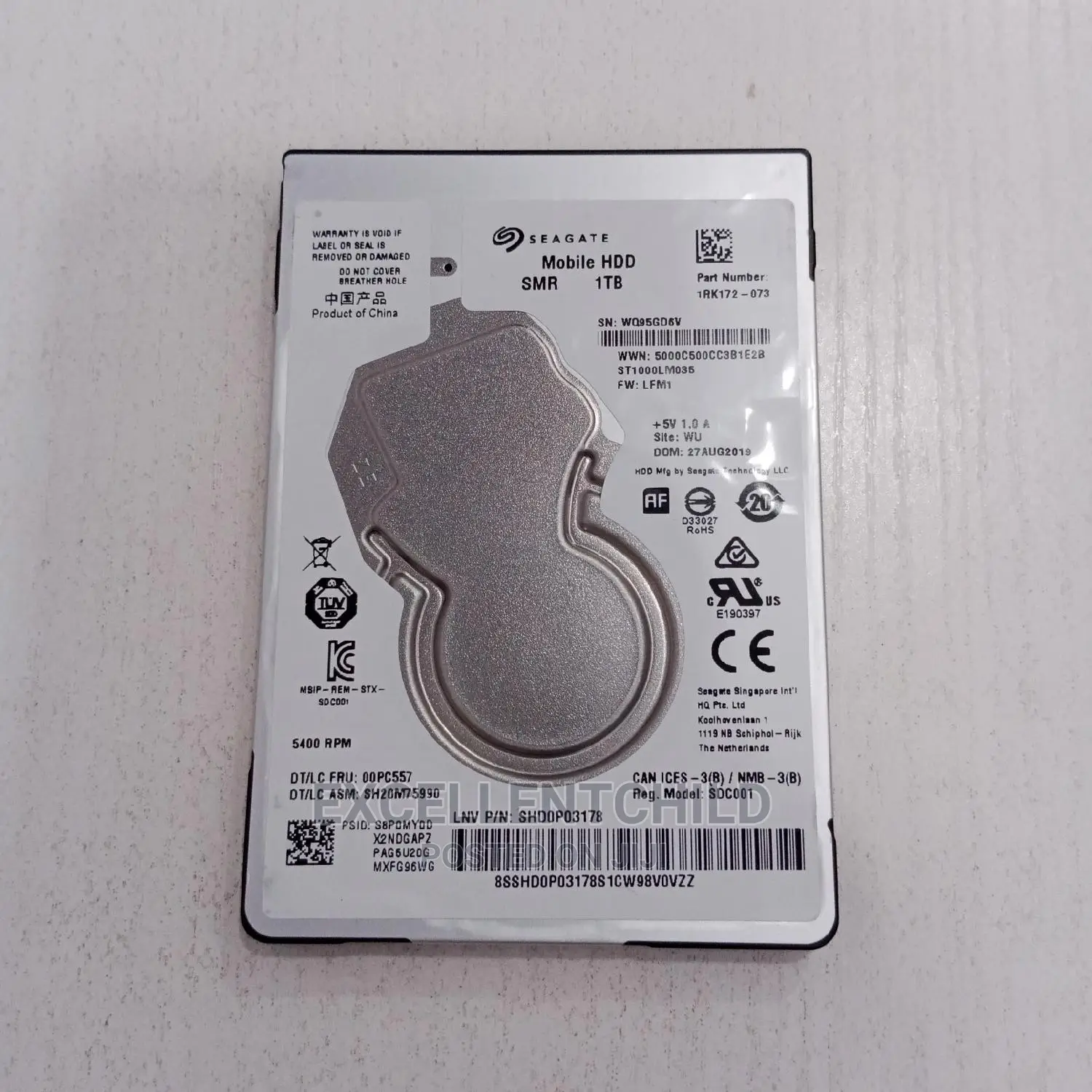 For System Storage (1TB Sata Internal Hdd Laptop)