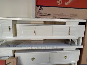 Complete Imported 1.4meter Tv Stand With Mable Top