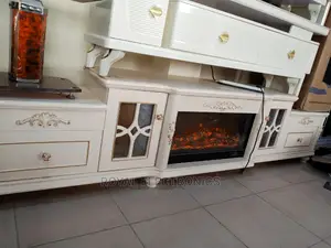 Authentic Imported Tv Stand With Fireplace (2mplus)