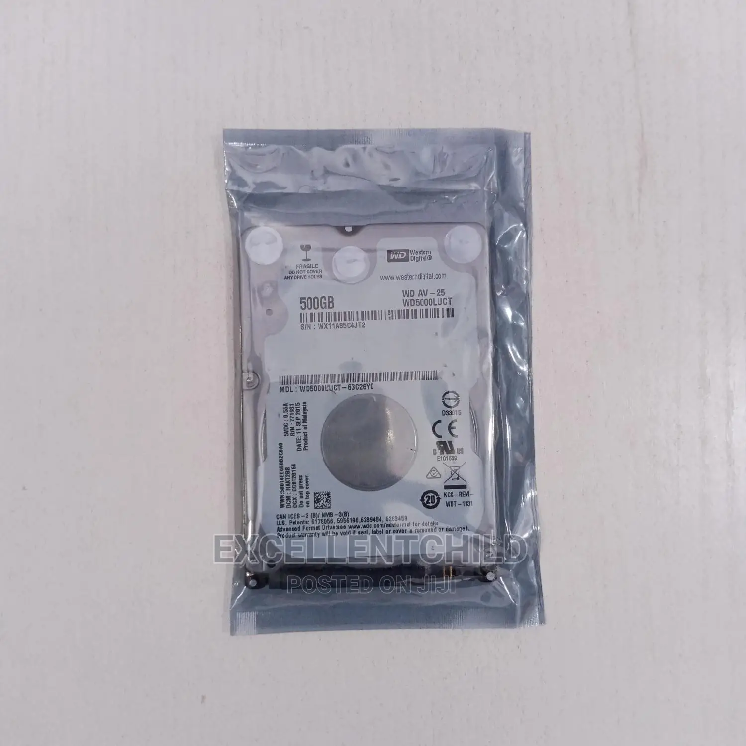 For System Storage (500GB Sata Internal Hard Drive WD) in Ikeja