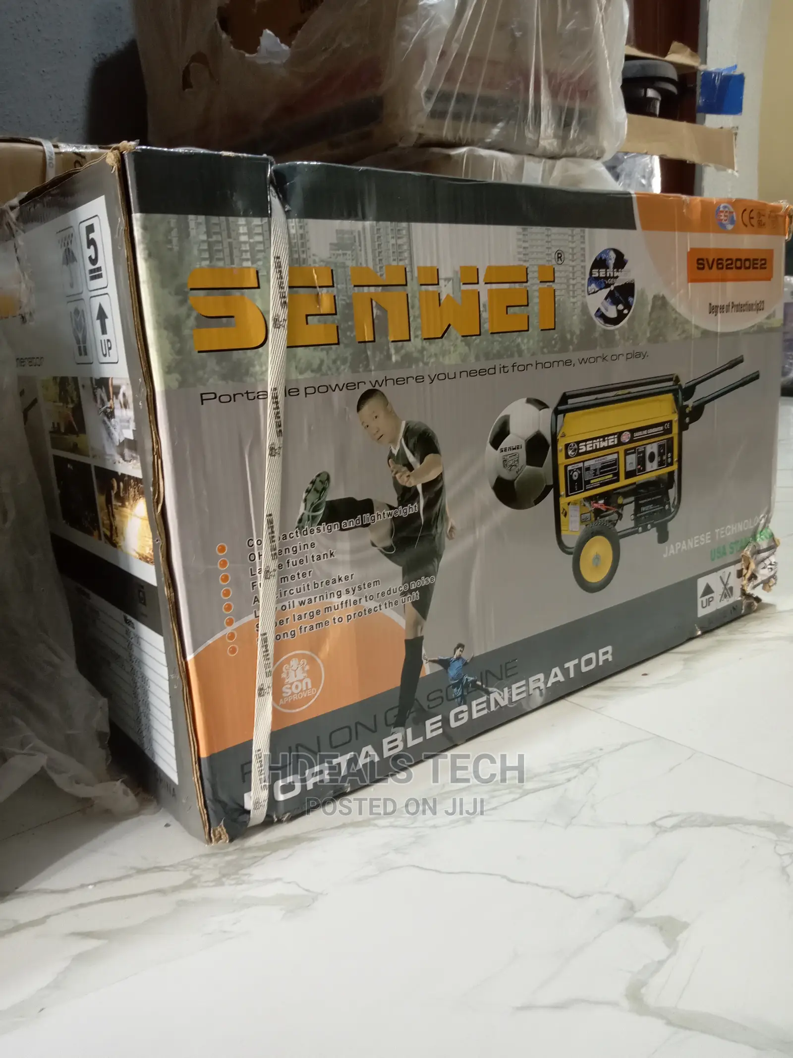 Quality SENWEI Key-Starter Generator, 4.5KVA, SV6200E2.