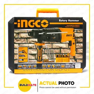 Ingco 950W Sds 28mm Rotary Hammer Drill With 3drill Chisel