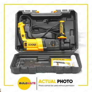 Ingco 950W Sds 28mm Rotary Hammer Drill With 3drill Chisel