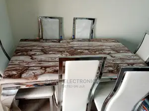 Very New Dinning Set With 6 Chairs With Complete Mable Set