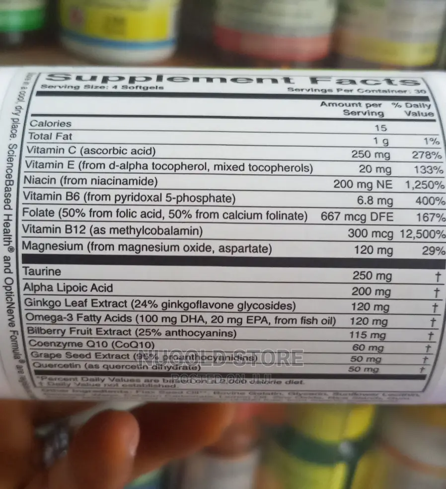 Dr Opticnerve Formula *120 Capsules in Lagos Island (Eko