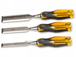 Stanley Fatmax Thru Tang Premium 3pcs Wood Bevel Chisel Set