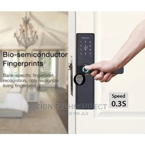 Smart Door Lock -Biometric Fingerprint With Code Unlock