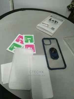 iPhone 12 Pro Max 6.7 Kickstand /Ring Phone Case + Screen Gu