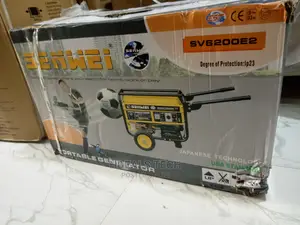 Original Senwei Petrol Generator, Key-Starter, SV6200E2.