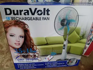 18inch Duravolt Rechargeable Fan