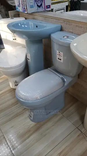 Sky Blue Wc Set