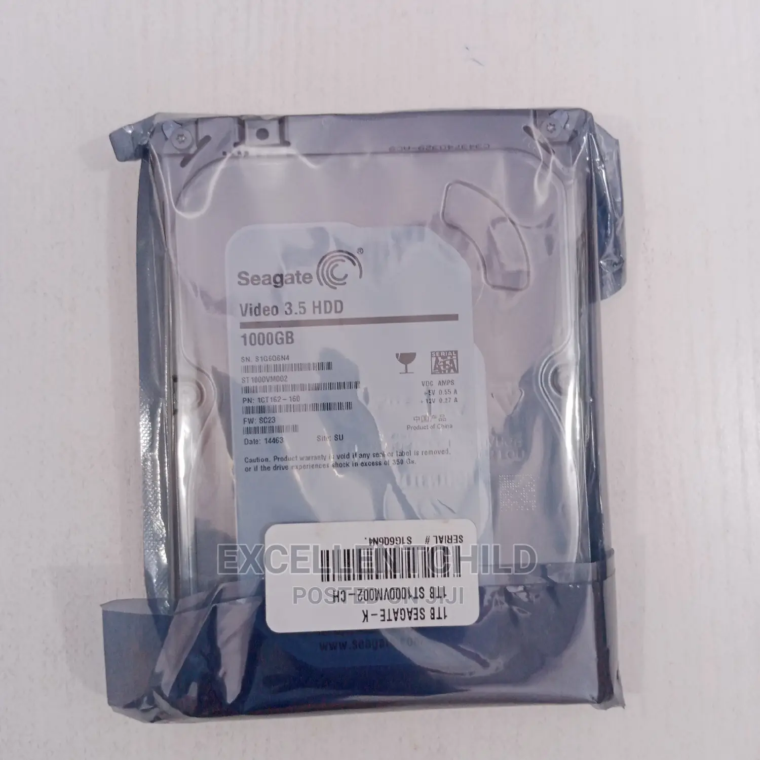 For System Storage (1TB Sata Hdd Desktop Seagate)