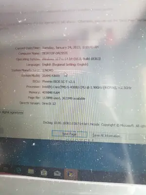 Laptop Lenovo ThinkPad X250 4GB Intel Core I5 HDD 500GB
