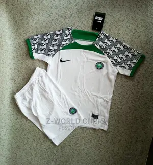 Nigeria Official Baby White Jerseys