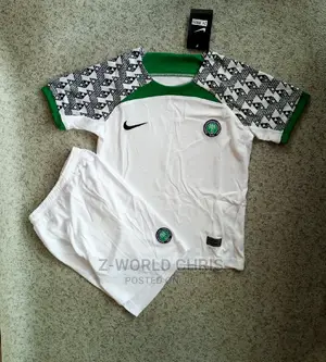 Nigeria Official Baby White Jerseys