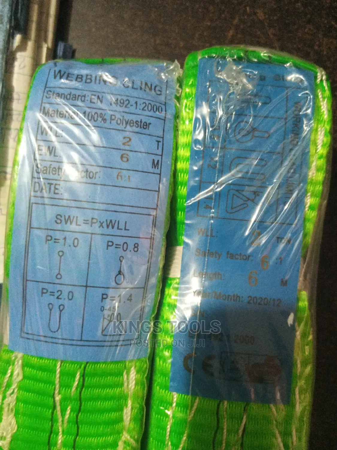 2ton by 6 Meter Lefting Belt