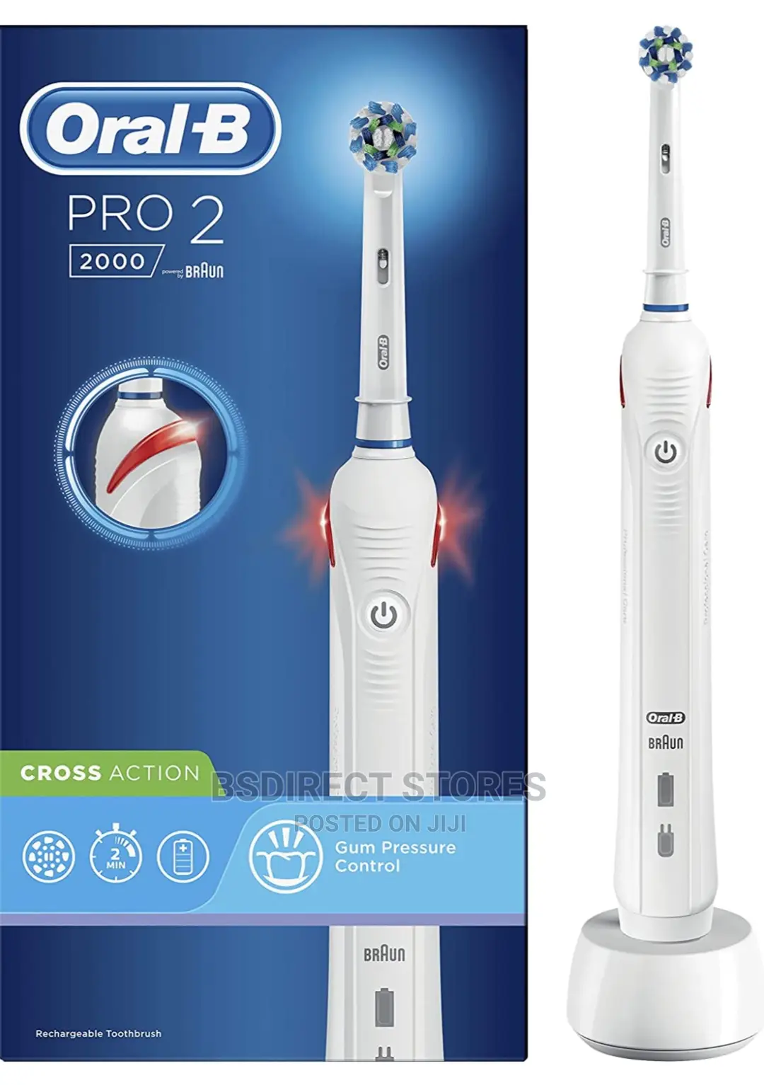 Oral-B Pro 2000 Rechargeable Electric Toothbrush