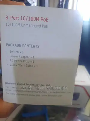 Hikvison 8 Port Poe Switch