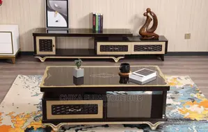 Quality Tv Shelf With Center Table