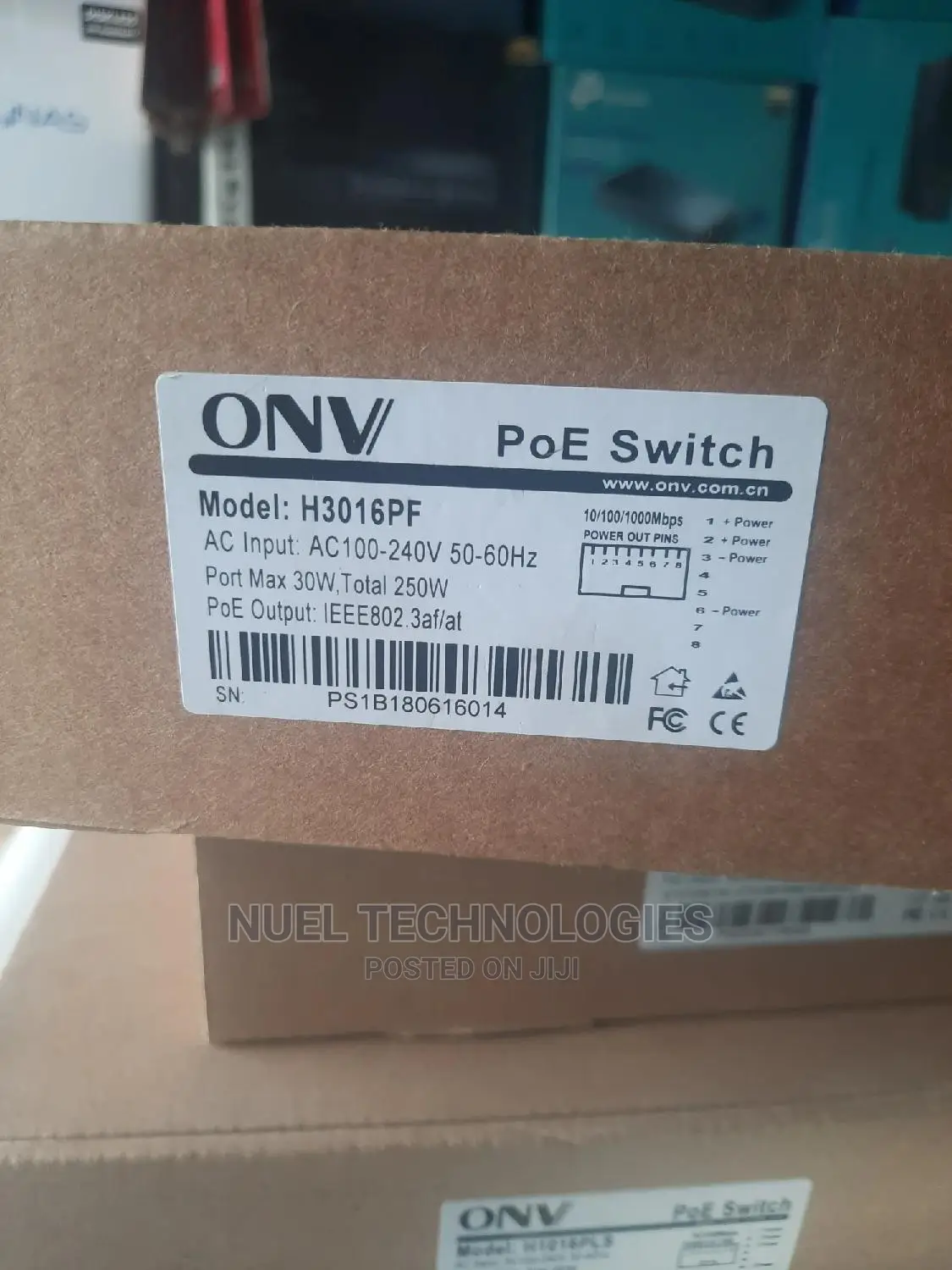 16 Onv Gigabyte and Poe Switch
