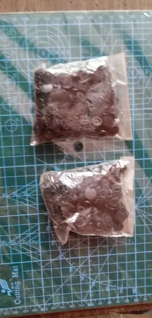 Black Plastic Press Button