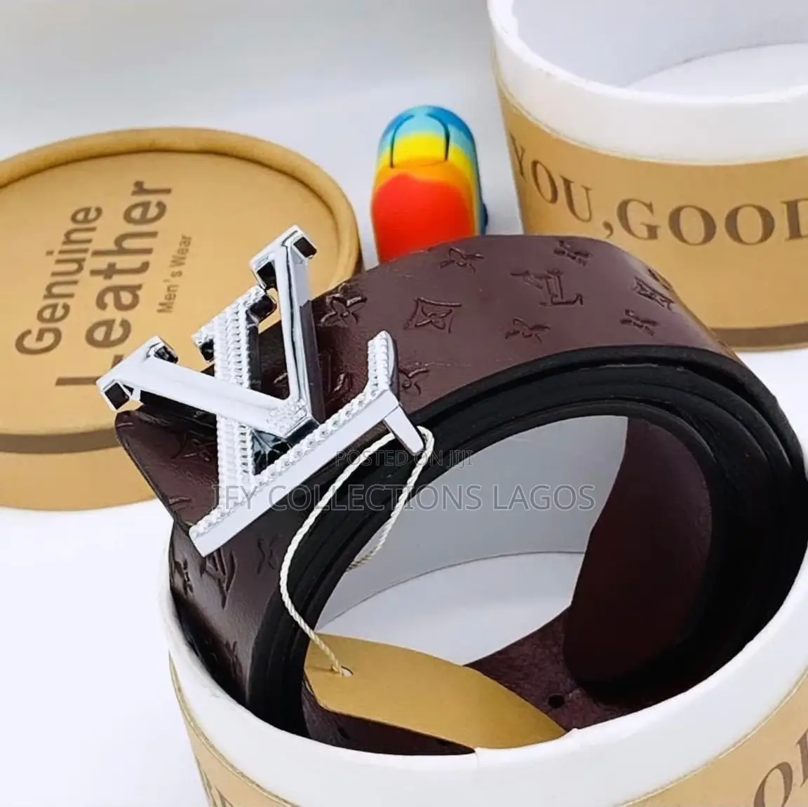 Luis Vuitton Pure Leather Belts