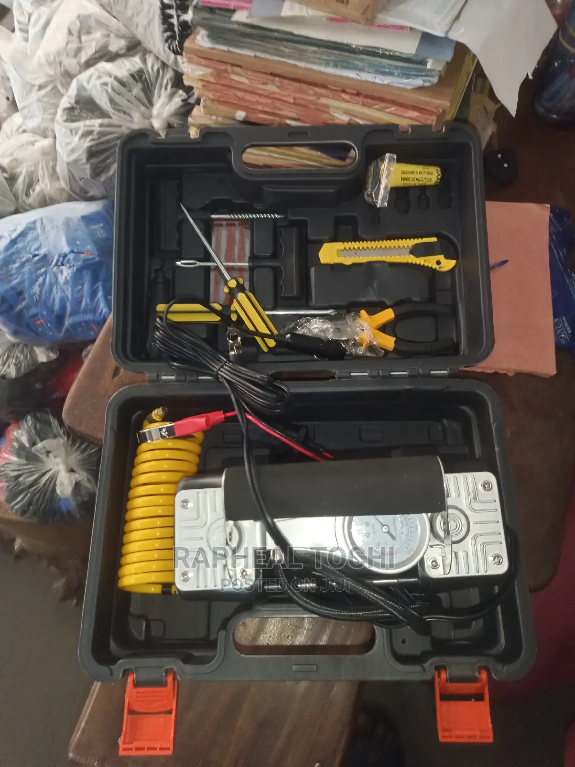 Car Tire Pump With Working Tools