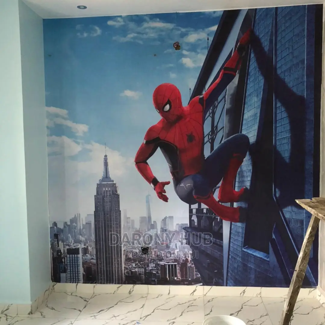 Spider Man Themed 5d Murals for Children