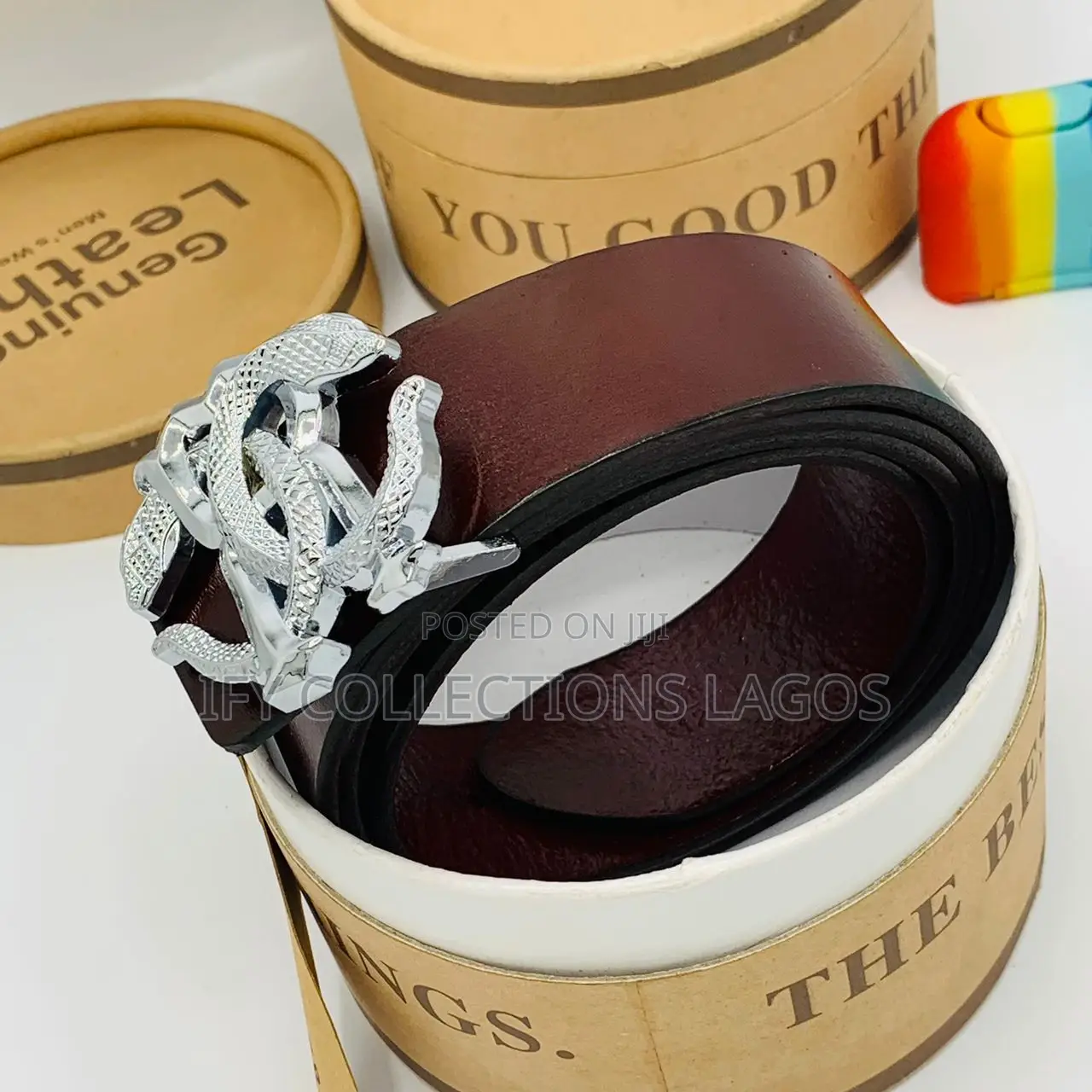 Pure Leather Designer's Belt