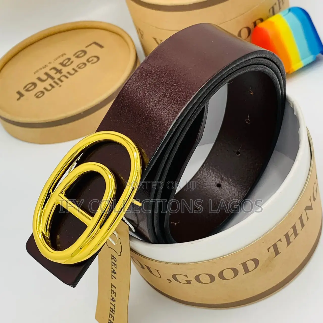 Pure Leather Designer's Belt