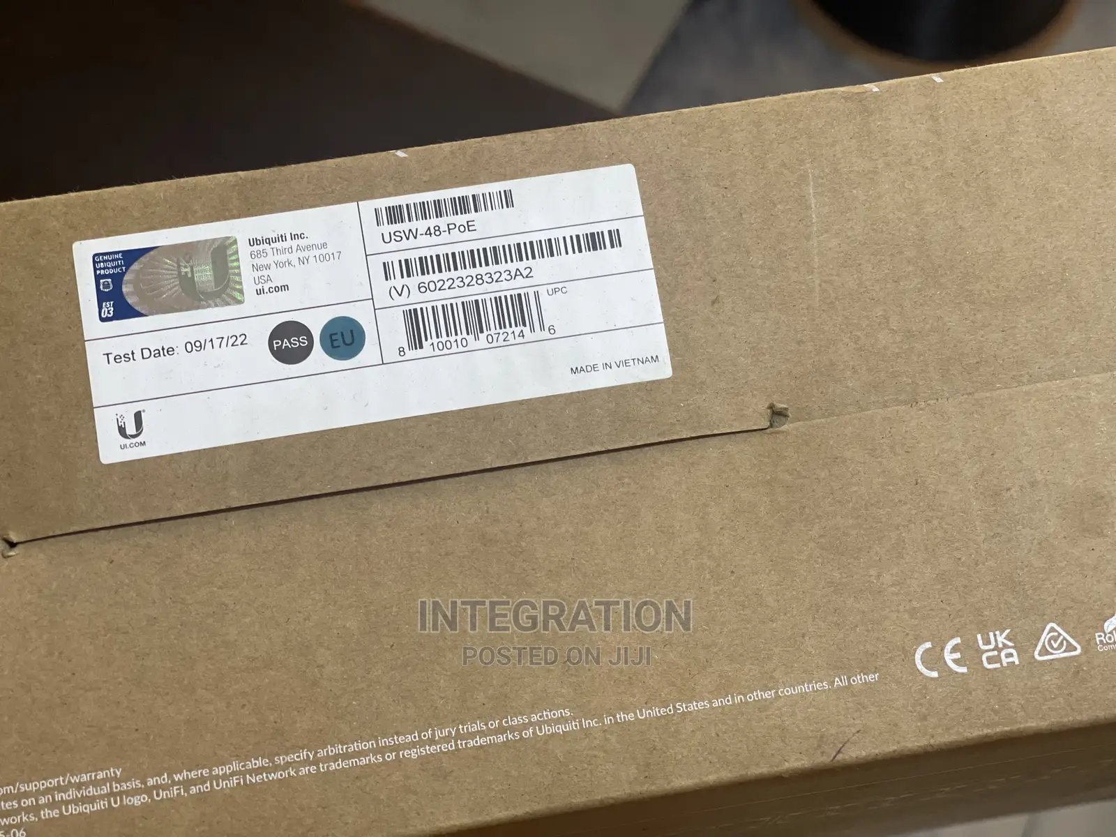 Ubiquiti Usw-48-Poe Switch 48 Poe