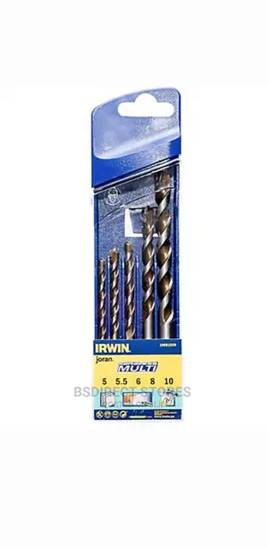 IRWIN Multi-Purpose Drill Bit Set for Cordless Drills 4-10mm