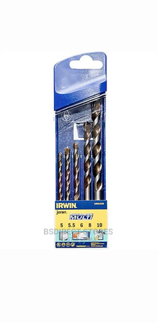 IRWIN Multi-Purpose Drill Bit Set for Cordless Drills 4-10mm