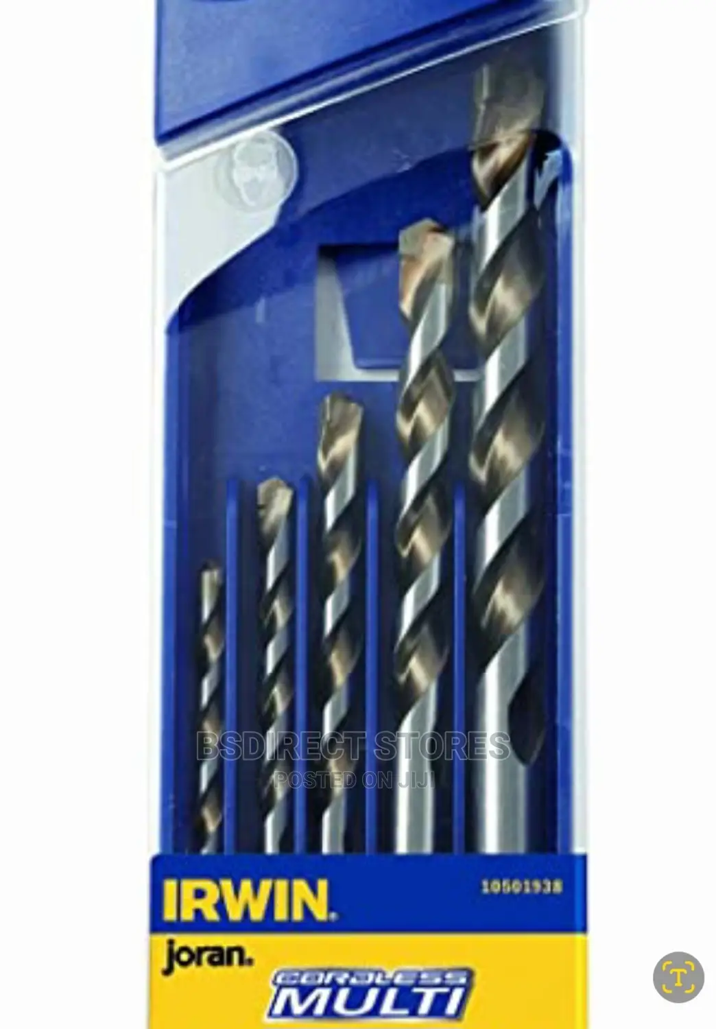 IRWIN Multi-Purpose Drill Bit Set for Cordless Drills 4-10mm