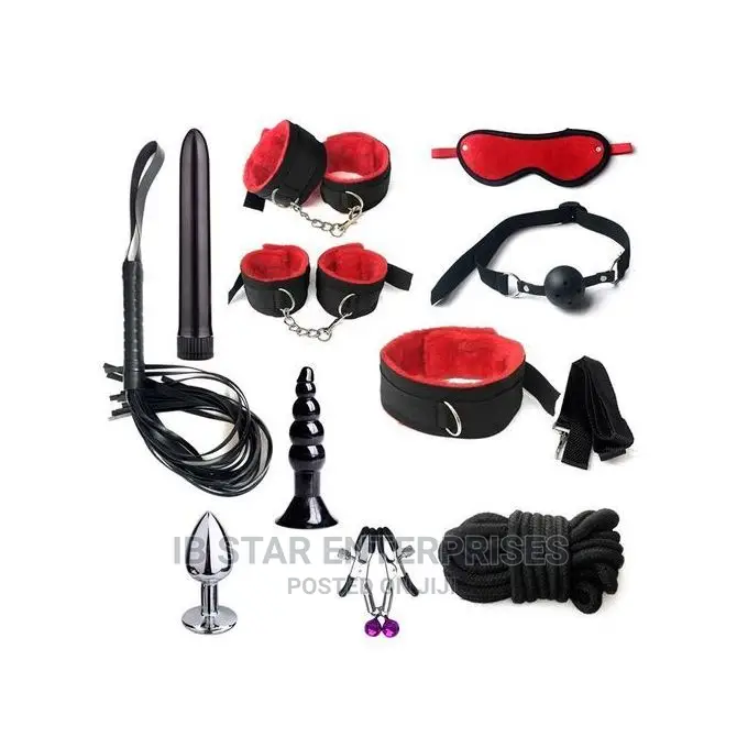 Red and Black Complete BDSM Set