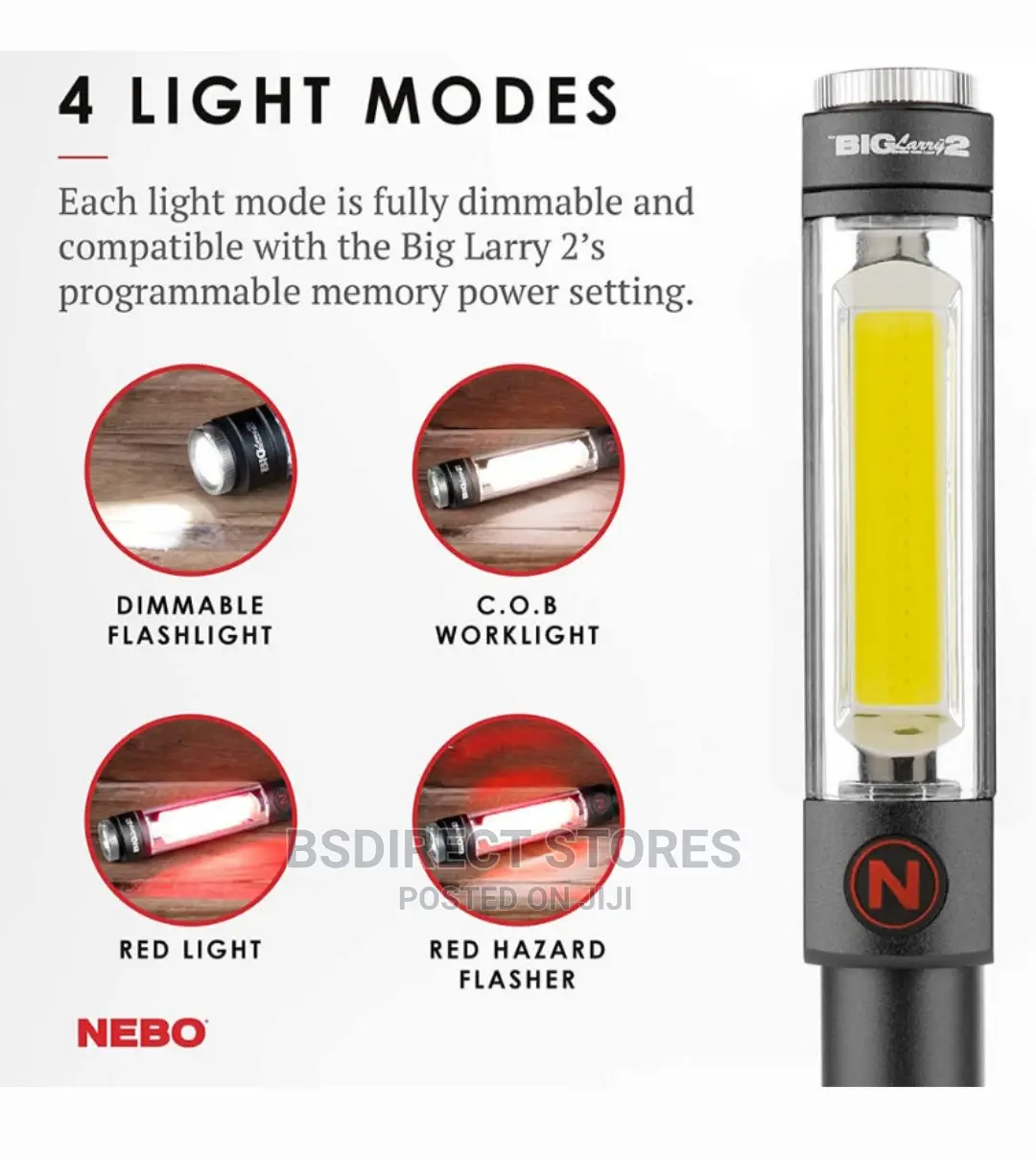 Nebo Twin Pack Big Larry 2 and Little Larry Pocket Worklight