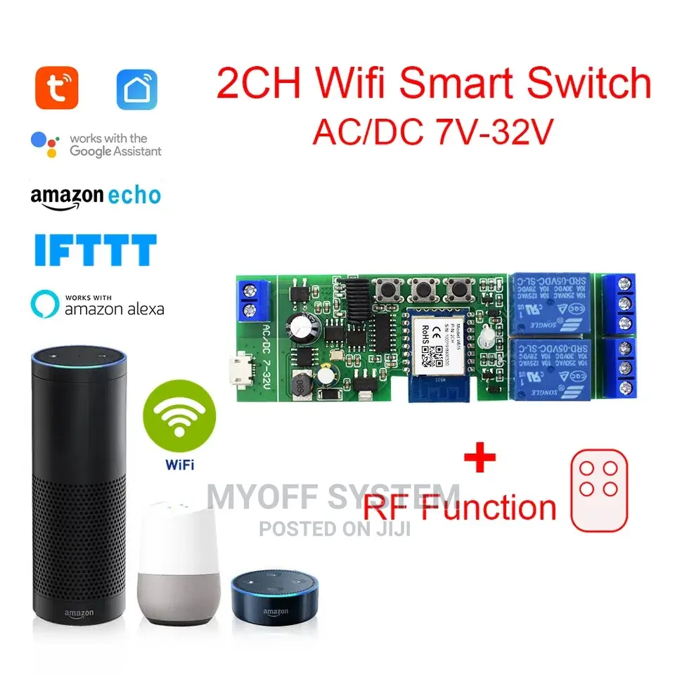 2ch Wi-Fi Smart Relay Module