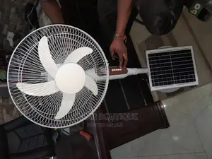 Rechargeable Fan With Solar Panel