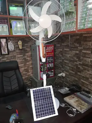 Rechargeable Fan With Solar Panel