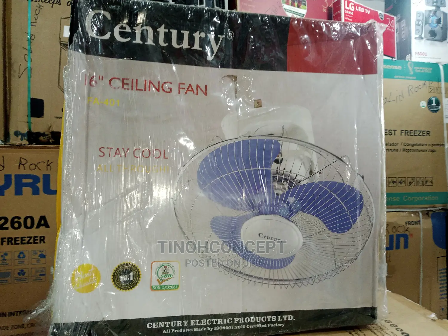 Century Ceiling Fan 16in