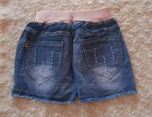Children Kids Girls Short Jeans