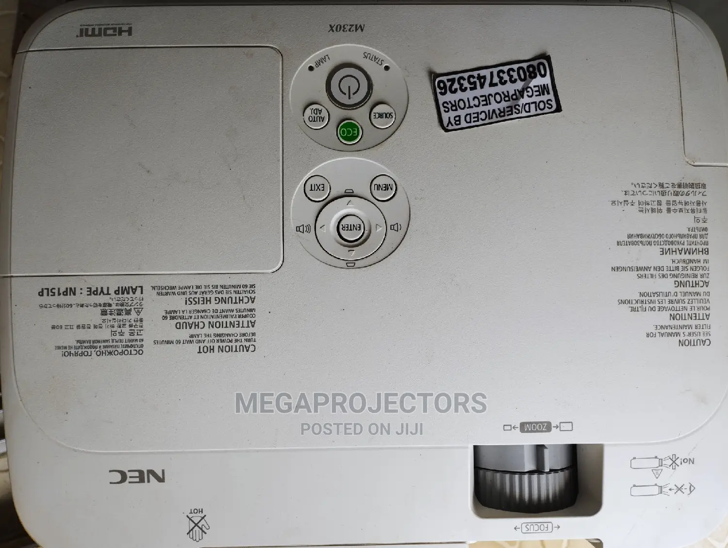 Tested Used Nec Projector Model M230x