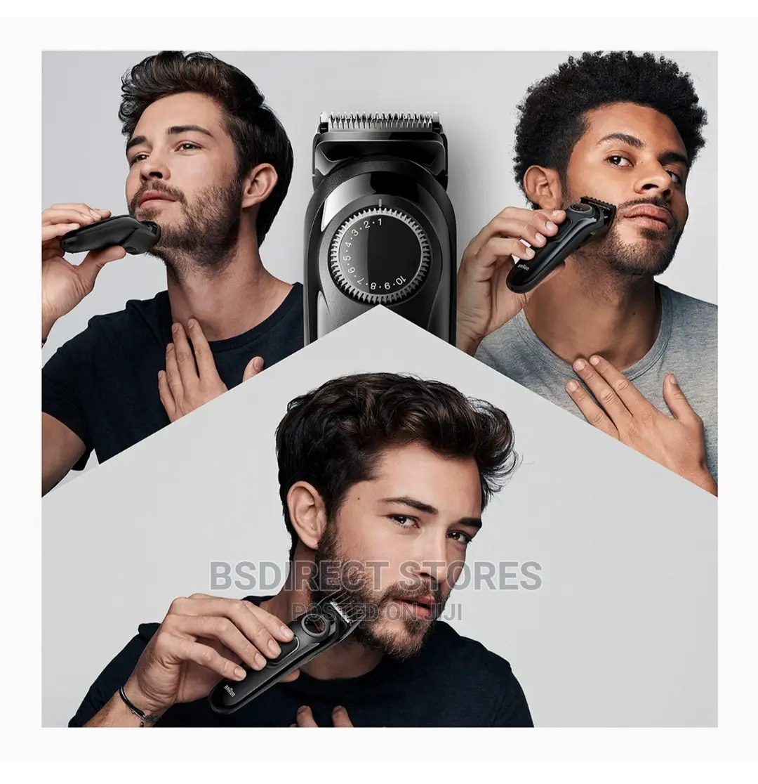 Braun Electric Beard Hair Trimmer, 20 Length Settings