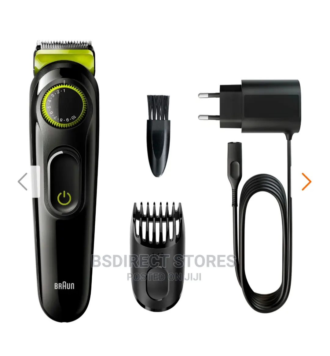 Braun Beard Trimmer 3 BT3221, Beard Hair Trimmer for Men