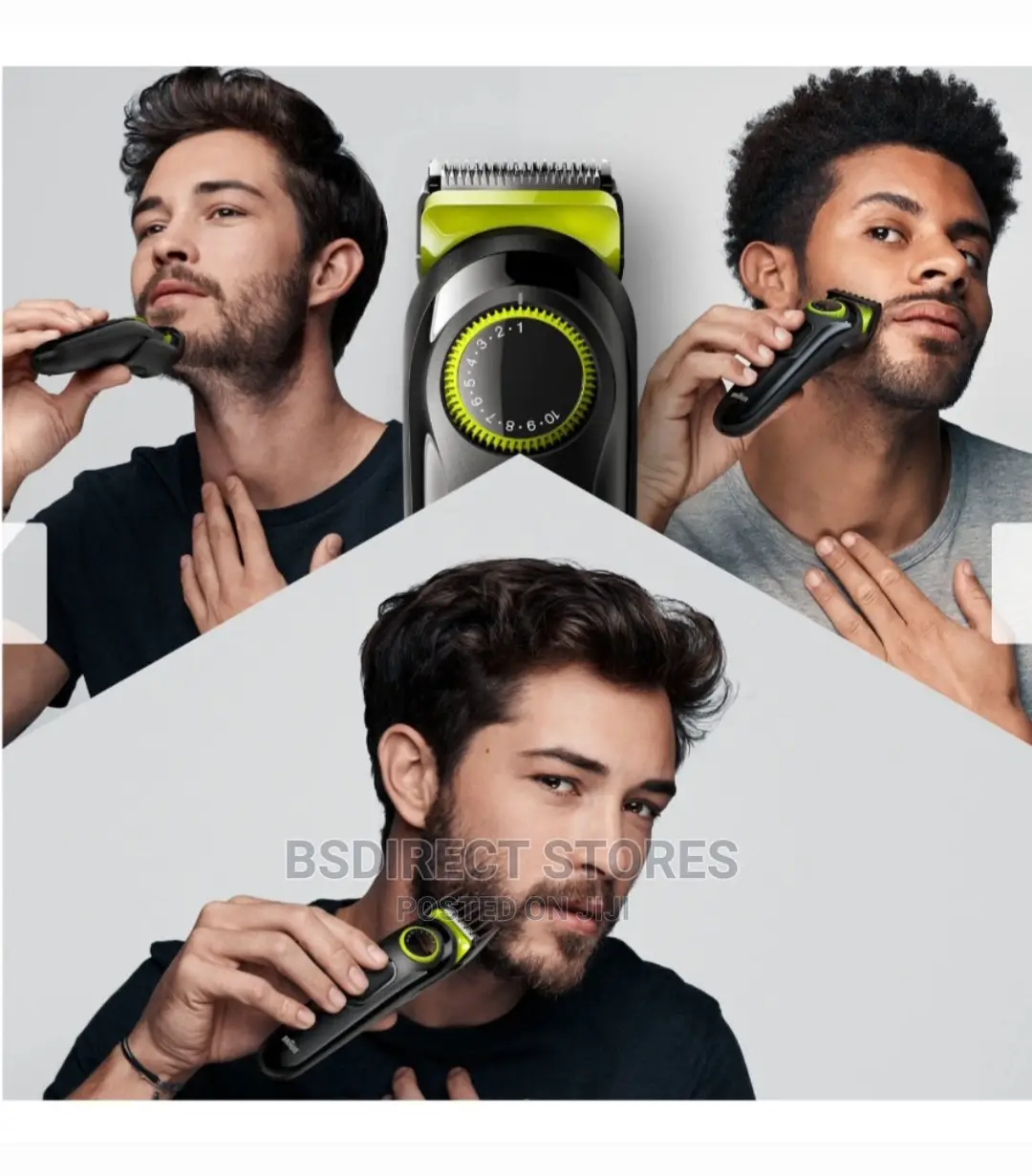 Braun Beard Trimmer 3 BT3221, Beard Hair Trimmer for Men