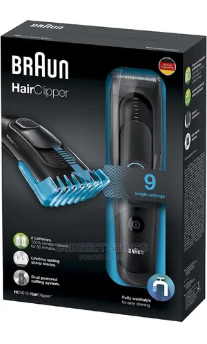 BRAUN Hair Clipper HC5010 With 9 Precise Length Settings