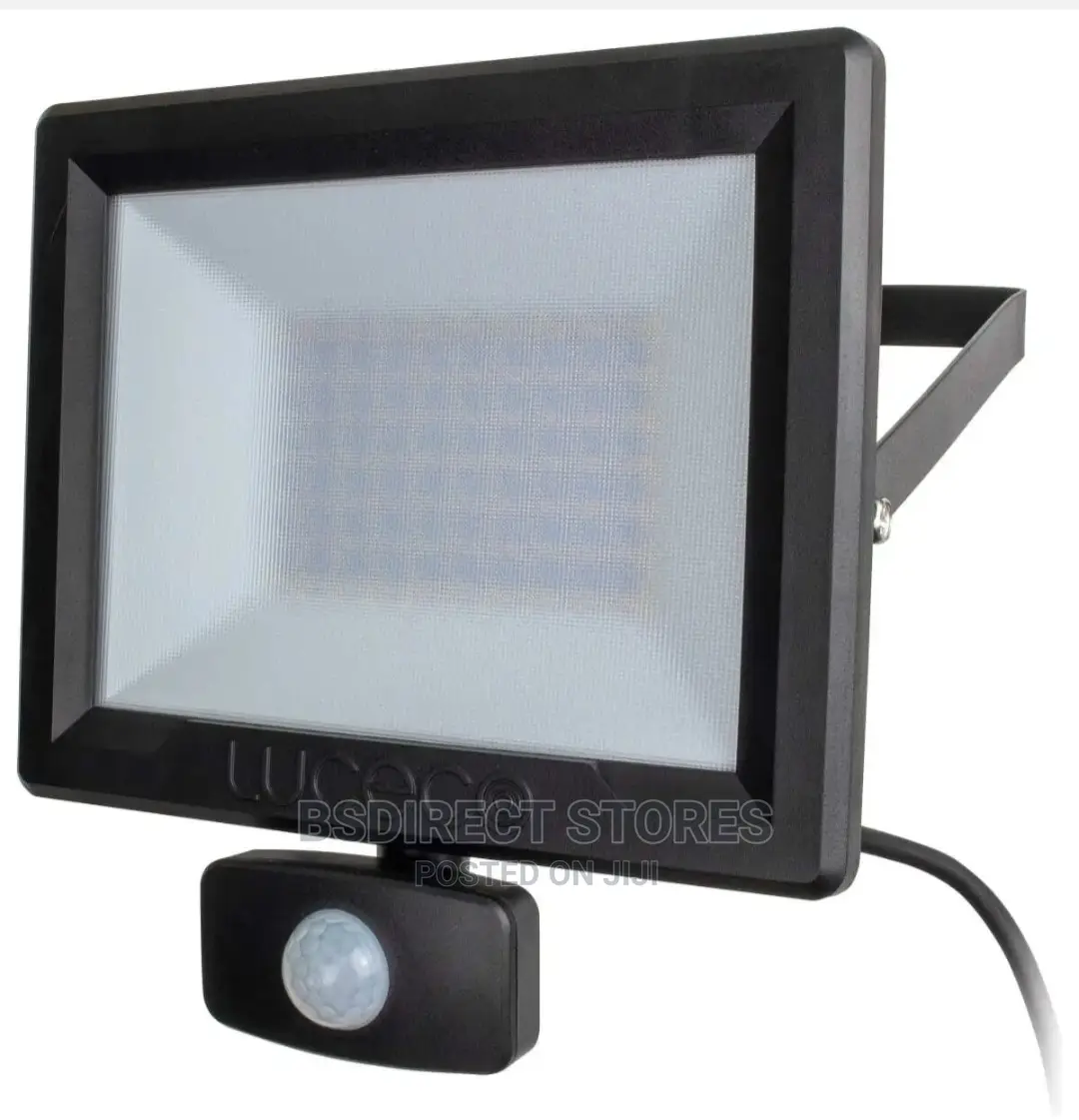 Luceco Slimline 50W LED Floodlight With PIR Motion Sensor